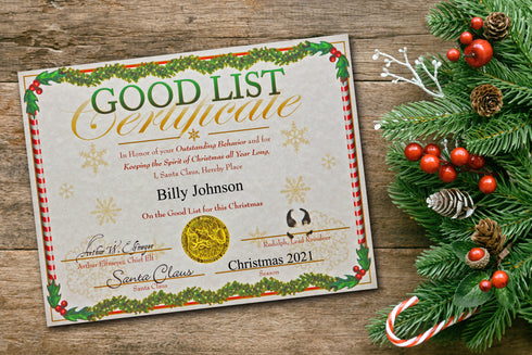 Good List Certificate